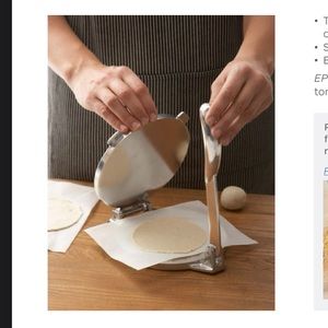 Exclusive! Epicure Tortilla Press. New Without Box
